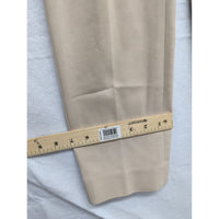 Calvin Klein Womens Beige Dress Pants Slim Fit Size 8 Office Wear 34" Inseam 15" Waist Made In Vietnam