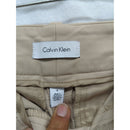 Calvin Klein Womens Beige Dress Pants Slim Fit Size 8 Office Wear 34" Inseam 15" Waist Made In Vietnam