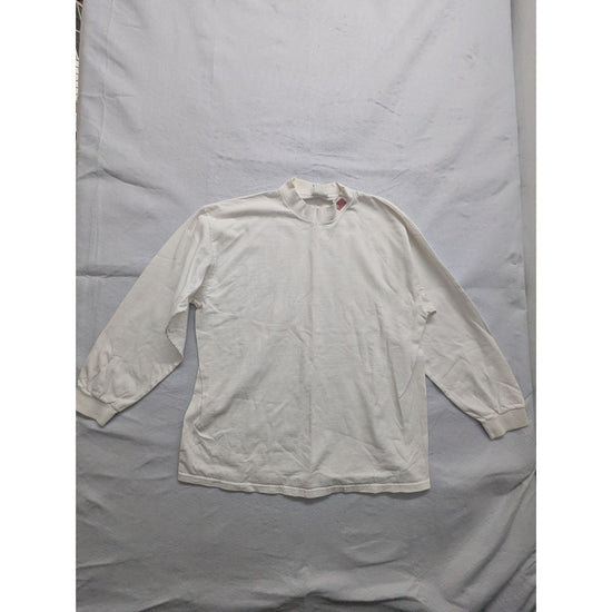Lee Premium Jersey White Long Sleeve Crew Neck Shirt
