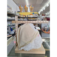 Squishable Ghost Plush With Lantern Beige Hood Lace Trim Soft Cuddly Toy 12"