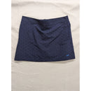 Speedo Womens Swim Skirt XL Navy Blue Elastic Waist With Laser Cut Design