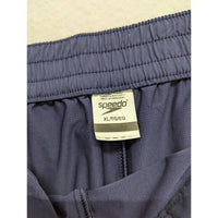 Speedo Womens Swim Skirt XL Navy Blue Elastic Waist With Laser Cut Design