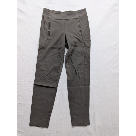 Athleta Womens Utility Skinny Pants Size 4P Gray Nylon/Spandex