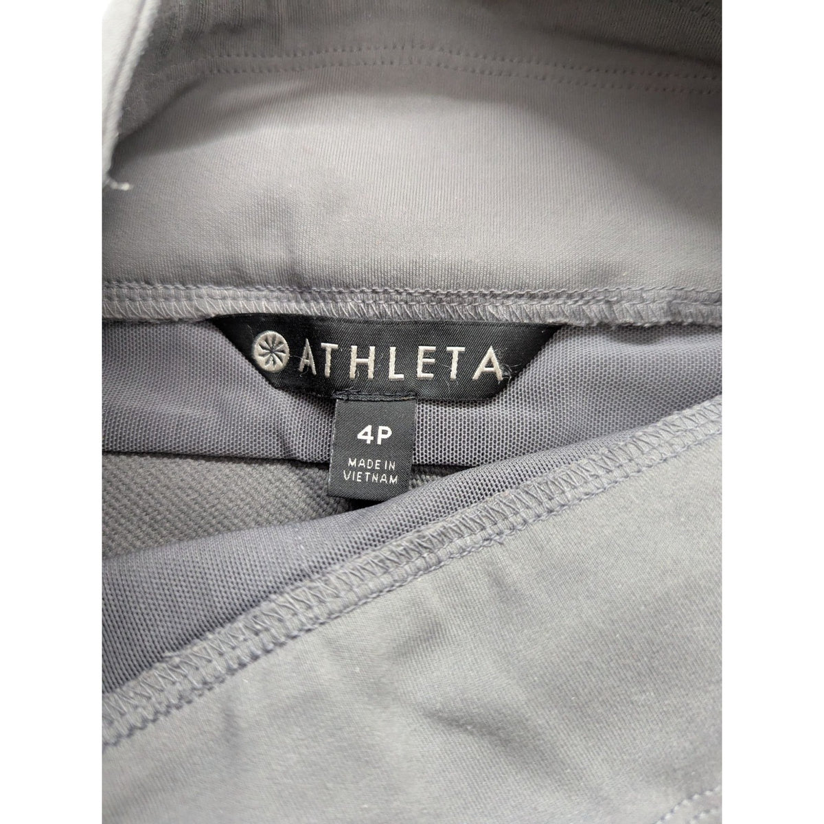 Athleta Womens Utility Skinny Pants Size 4P Gray Nylon/Spandex
