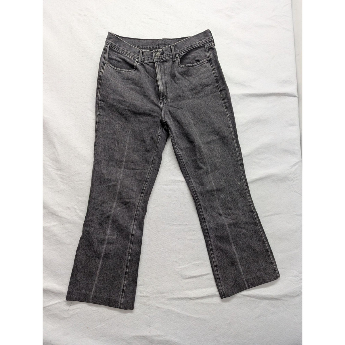 Rag & Bone Womens Gray Denim Jeans Size 30 Straight Leg Casual Style