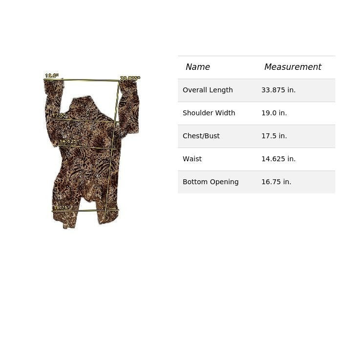 St John Animal Print Silk Blend Blouse With Paisley Trim