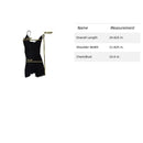 Yandy Black Cowl Neck Mini Dress With Draped Detailing & Spaghetti Straps Size S