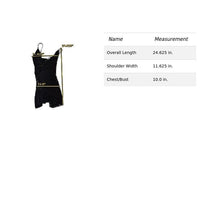 Yandy Black Cowl Neck Mini Dress With Draped Detailing & Spaghetti Straps Size S