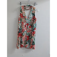 Xoxo Womens Floral Sleeveless Halter Dress XS Multicolor