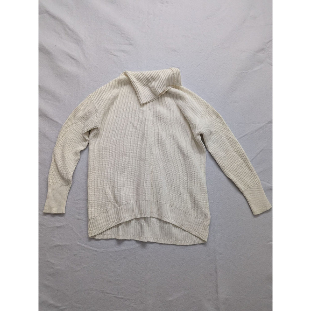 J.Crew XXS Ivory Ribbed Turtleneck Sweater