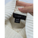 J.Crew XXS Ivory Ribbed Turtleneck Sweater