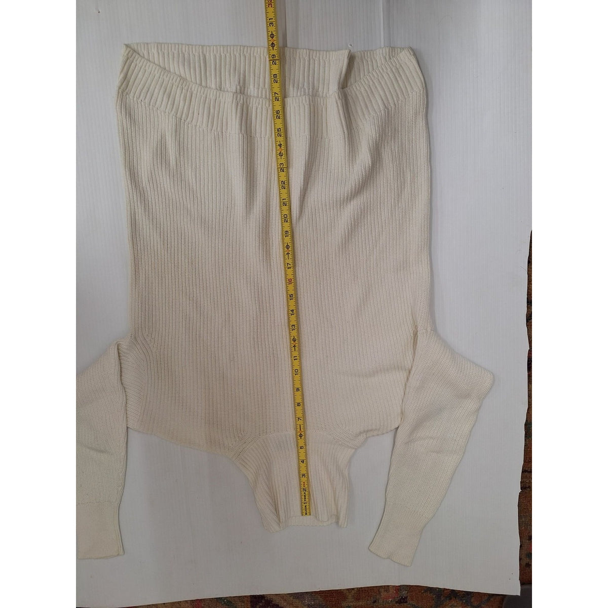 J.Crew XXS Ivory Ribbed Turtleneck Sweater