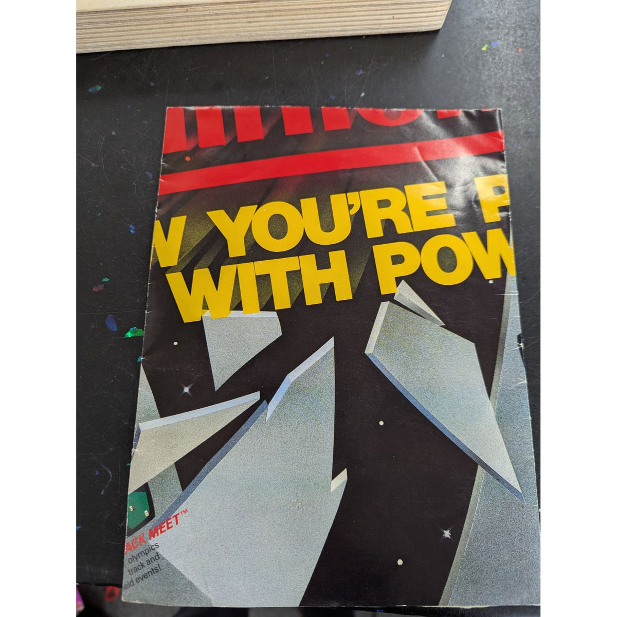 Nintendo 1988 "Now Youre Playing With Power" NES Promotional Brochure Featuring Games Like Excitebike & Rad Racer