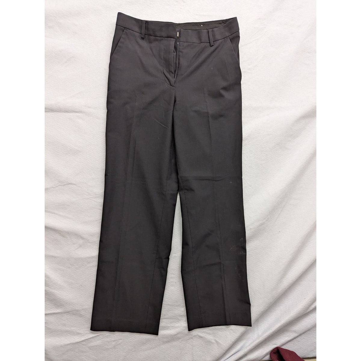 Calvin Klein Womens Dress Pants Black Size 8 Slim Fit