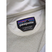 Patagonia Womens Small Quarter-Button Fleece Pullover Ivory