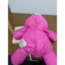 Vintage Fisher Price Pink Yellow Plush Stuffed Animal Toy 1987 Collectible