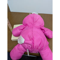 Vintage Fisher Price Pink Yellow Plush Stuffed Animal Toy 1987 Collectible