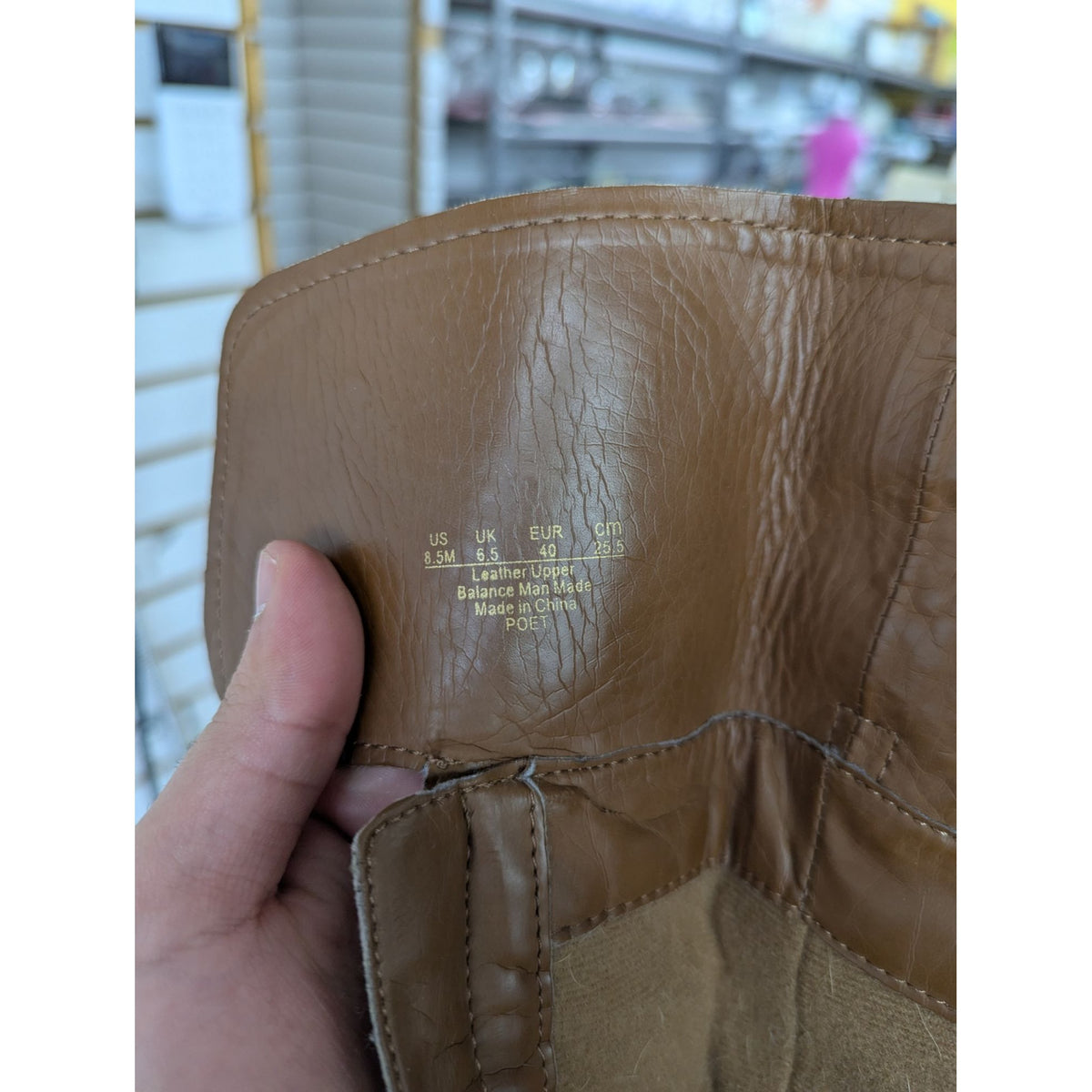 Franco Sarto Brown Leather Ankle Boots With Side Zipper Womens Size 8.5M Pre-Owned Condition
