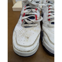 Nike Air Flight White Navy Blue Red Basketball Sneakers Low Top