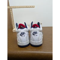 Nike Air Flight White Navy Blue Red Basketball Sneakers Low Top