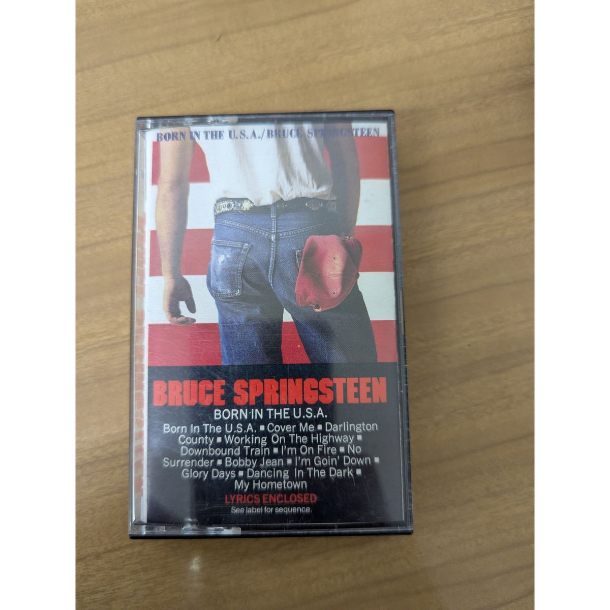 Bruce Springsteen "Born In The U.S.A." Cassette Tape Album