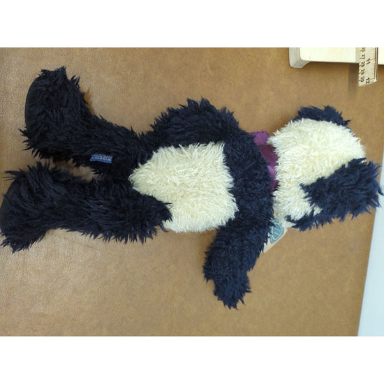 The Boyds Collection Plush Panda Bear 14" With Purple Ribbon - Handmade