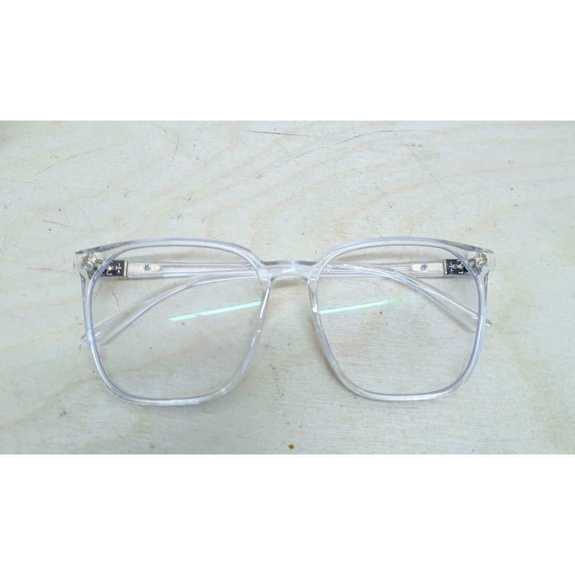 Clear Transparent Eyeglasses Lightweight Square Frame
