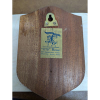 Graham Family Heraldic Crest Wall Plaque Wood Shield Coat of Arms Decorative Art