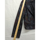 Roz & Ali Floral Print Double-Breasted Blazer Jacket Size M