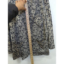 Chaus Black & Gold Floral Print Long Sleeve Blazer Size 8 Made In Taiwan