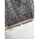 Chaus Black & Gold Floral Print Long Sleeve Blazer Size 8 Made In Taiwan