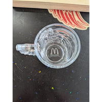 Batman Forever McDonalds 1995 Collectors Glass Mug With Embossed Gotham City & B