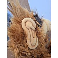 Vintage ALF Plush Toy 12" Sitting Position Brown Stuffed Animal Nostalgic Collec