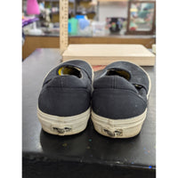 Harry Potter Vans Hufflepuff Black Canvas Slip-On Shoes Yellow Sole Mens 9 Womens 10.5