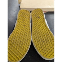 Harry Potter Vans Hufflepuff Black Canvas Slip-On Shoes Yellow Sole Mens 9 Womens 10.5