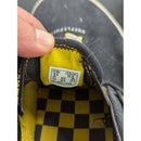 Harry Potter Vans Hufflepuff Black Canvas Slip-On Shoes Yellow Sole Mens 9 Womens 10.5