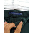 Ralph Lauren Womens Green Riding Pants With Suede Knee Patches Size 6