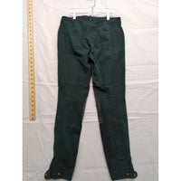 Ralph Lauren Womens Green Riding Pants With Suede Knee Patches Size 6