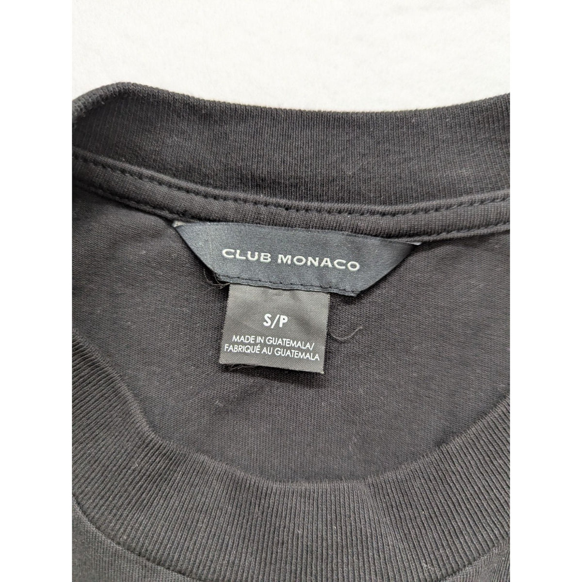 Club Monaco Black Sleeveless T-Shirt Size S For Men