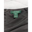 Lauren Ralph Lauren Sleeveless Draped Sheath Dress Size 6 Gray Polyester