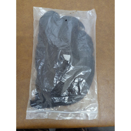 Black Synthetic Hair Extensions Packaged In Plastic Bag Unused