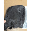 Black Synthetic Hair Extensions Packaged In Plastic Bag Unused