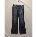 Zara Woman Bootcut Jeans Dark Wash Stretch Denim Size 8 Made In Turkey