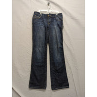 Zara Woman Bootcut Jeans Dark Wash Stretch Denim Size 8 Made In Turkey