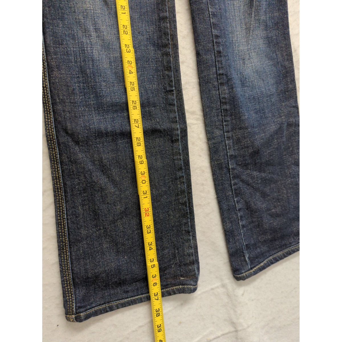 Zara Woman Bootcut Jeans Dark Wash Stretch Denim Size 8 Made In Turkey