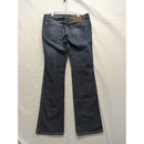 Zara Woman Bootcut Jeans Dark Wash Stretch Denim Size 8 Made In Turkey