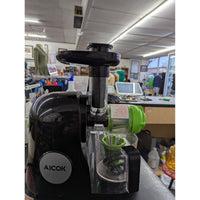 Aicok Cold Press Juicer Black & Green Easy Clean Quiet Motor BPA-Free Compact Design
