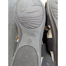 Mia Amore Black Heavy Canvas Terry Sandals 9.5M Womens Shoes With Box
