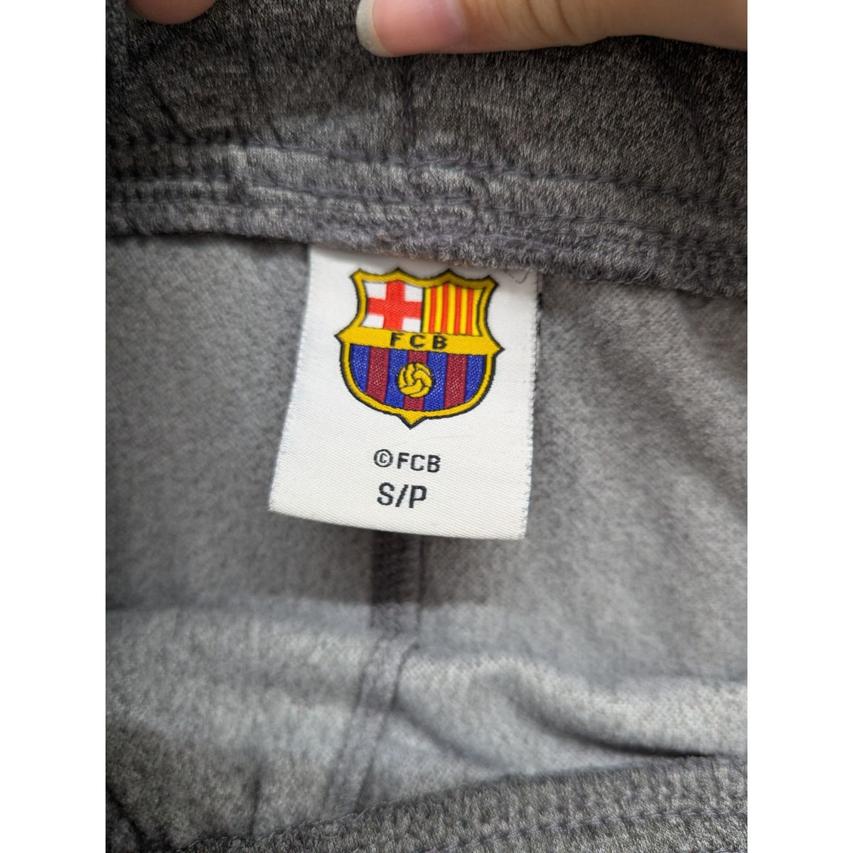 FC Barcelona Gray Sweatpants Joggers S