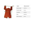 Chicos Womens Open Front Cardigan Sweater Size 1 Rust Orange Acrylic/Polyester
